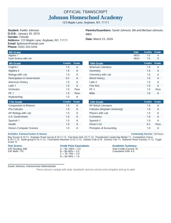 Easy Homeschool Reporter | NY Homeschool Reports Made Simple